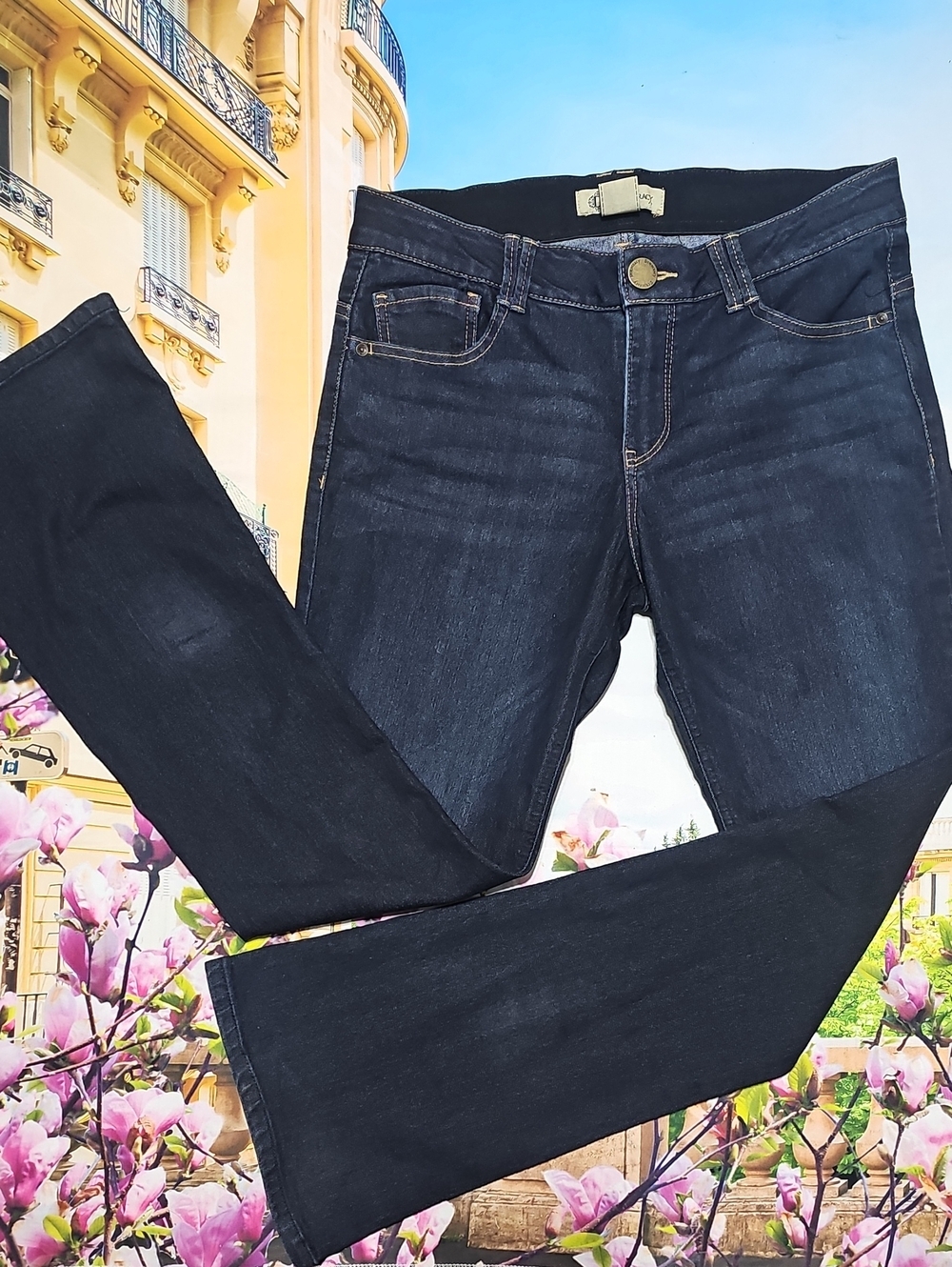 Democracy Dark Indigo Bootcut Jeans Size 10